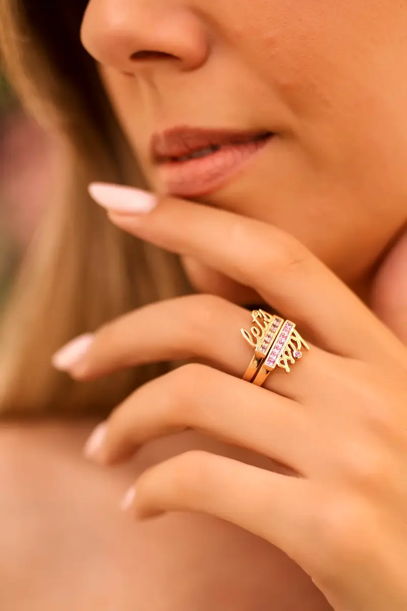 Bespoke — dragon ring worn
