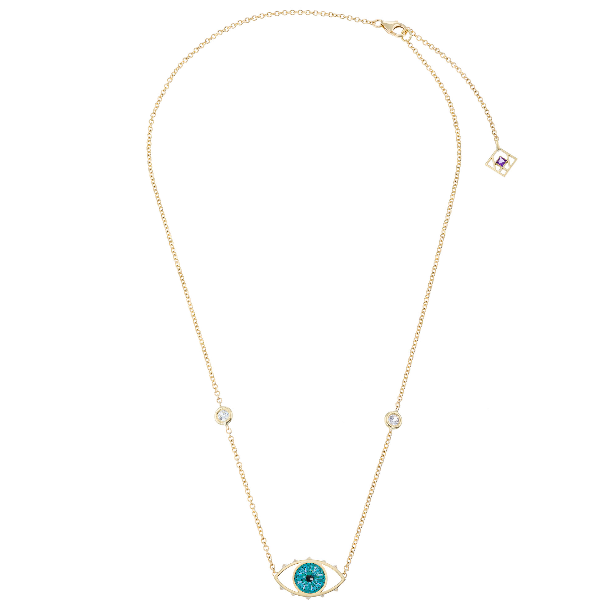 Look At Me necklace in yellow gold