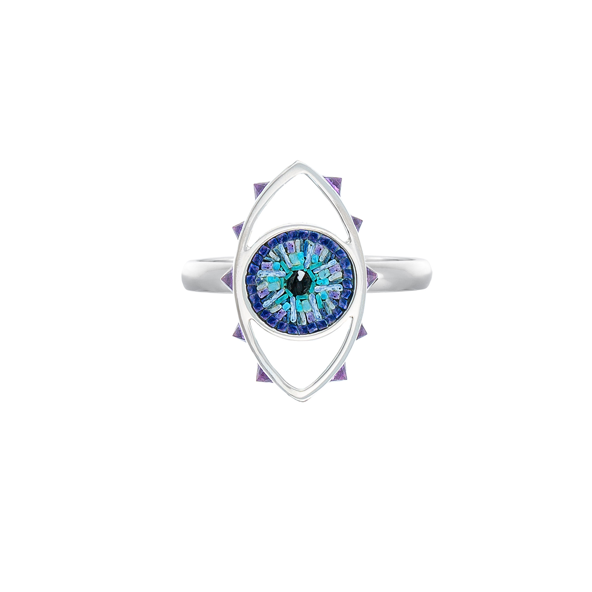 Look At Me ring in white gold